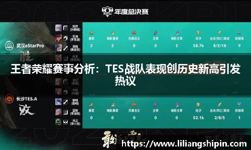 王者荣耀赛事分析：TES战队表现创历史新高引发热议