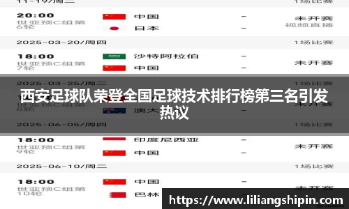 西安足球队荣登全国足球技术排行榜第三名引发热议