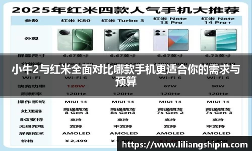 小牛2与红米全面对比哪款手机更适合你的需求与预算