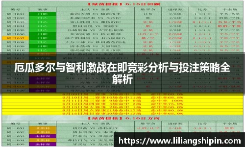 厄瓜多尔与智利激战在即竞彩分析与投注策略全解析